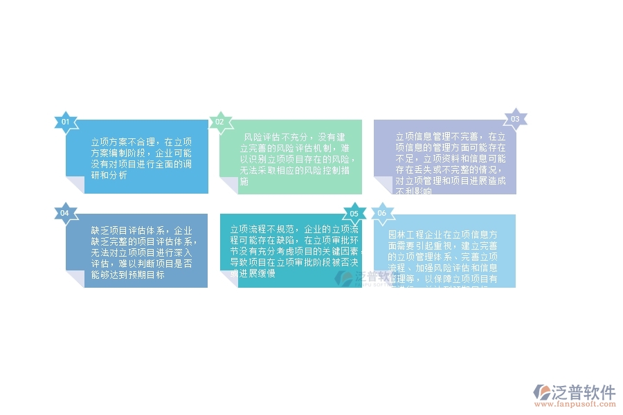 一、在園林工程企業(yè)管理中立項(xiàng)信息方面存在的問(wèn)題