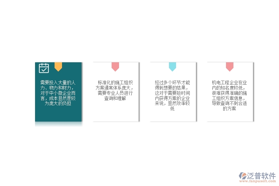 　一、中小微機(jī)電工程企業(yè)對(duì)施工組織方案查詢(xún)管理的苦惱