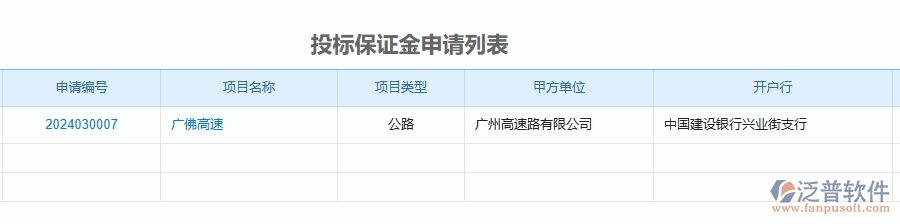 三、公路工程企業(yè)使用了泛普軟件-工程投標保證金匯總表軟件的好處是什么