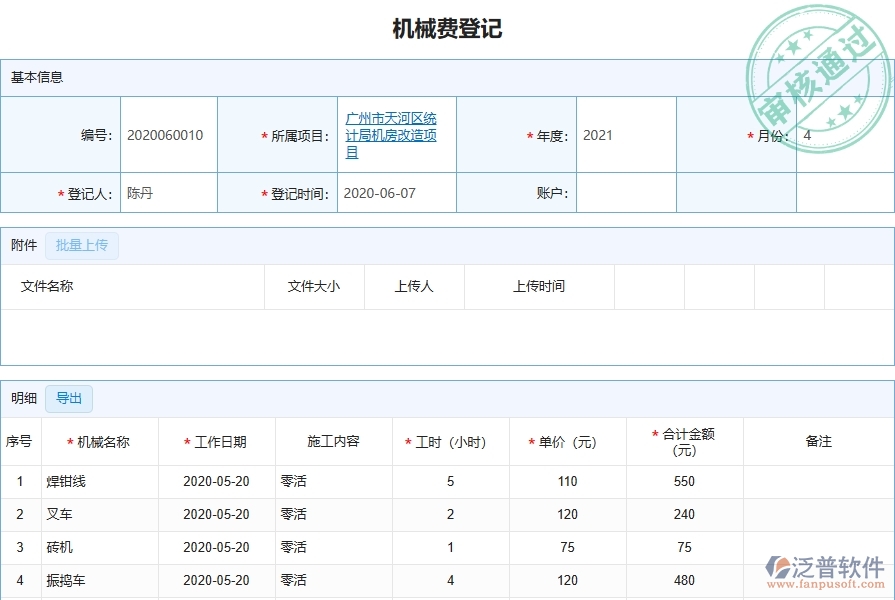 三、泛普軟件的機(jī)械費(fèi)列表管理系統(tǒng)對(duì)于弱電工程企業(yè)的價(jià)值