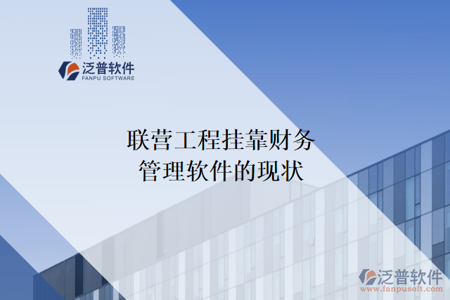 聯(lián)營工程掛靠財務(wù)管理軟件的現(xiàn)狀