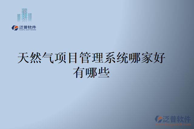 天然氣項(xiàng)目管理系統(tǒng)哪家好？有哪些