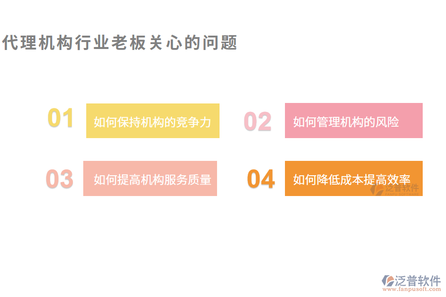 代理機構行業(yè)老板關心的問題