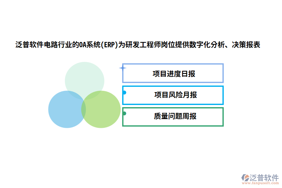泛普軟件電路行業(yè)的OA系統(tǒng)(ERP)為研發(fā)工程師崗位提供數(shù)字化分析、決策報表