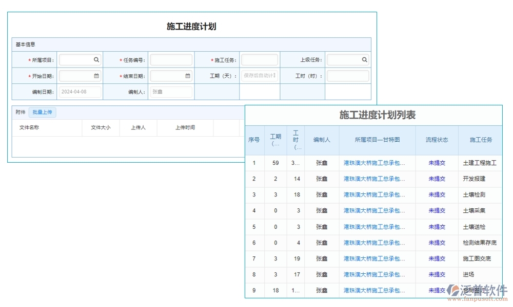 泛普工程項目數(shù)字化管理系統(tǒng)：全面掌控項目管理、進度、質(zhì)量與成本