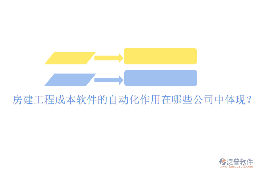房建工程成本軟件的自動(dòng)化作用在哪些公司中體現(xiàn)？
