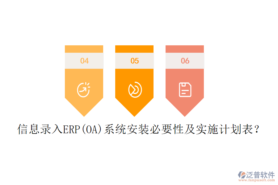 信息錄入ERP(OA)系統(tǒng)安裝必要性及實施計劃表？